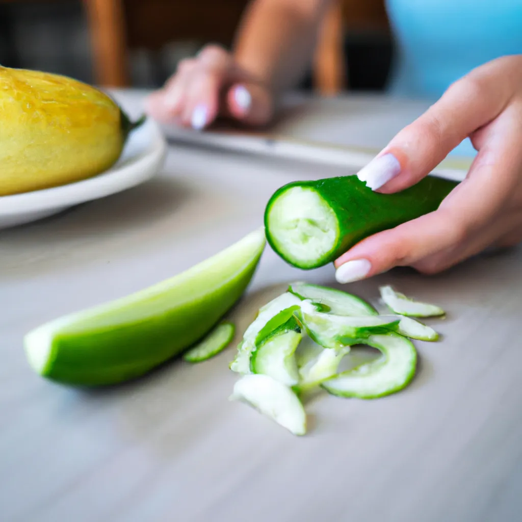 Od której strony obierać ogórki?